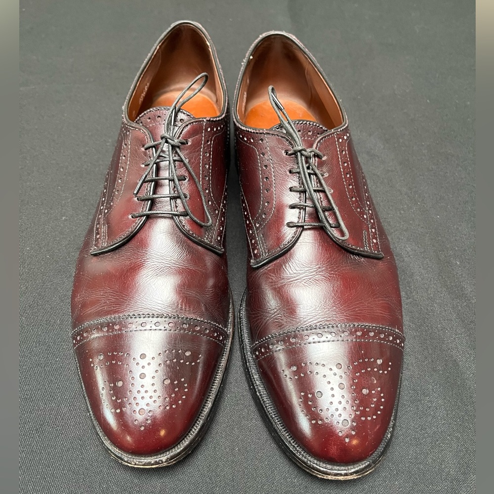 Allen Edmonds "Sanford" Oxford Cap-toe  Men's dress shoes burgundy